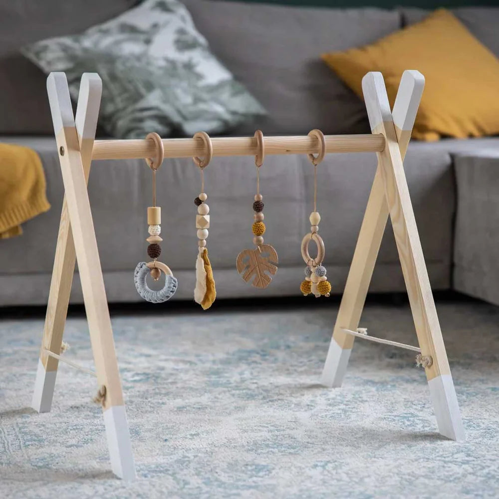 Spielbogen für Babys aus Holz
