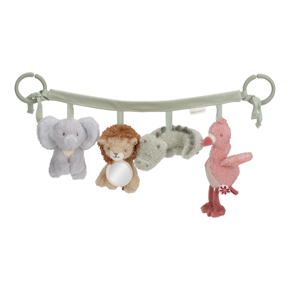 Little Dutch Kinderwagenkette "Safari Friends"