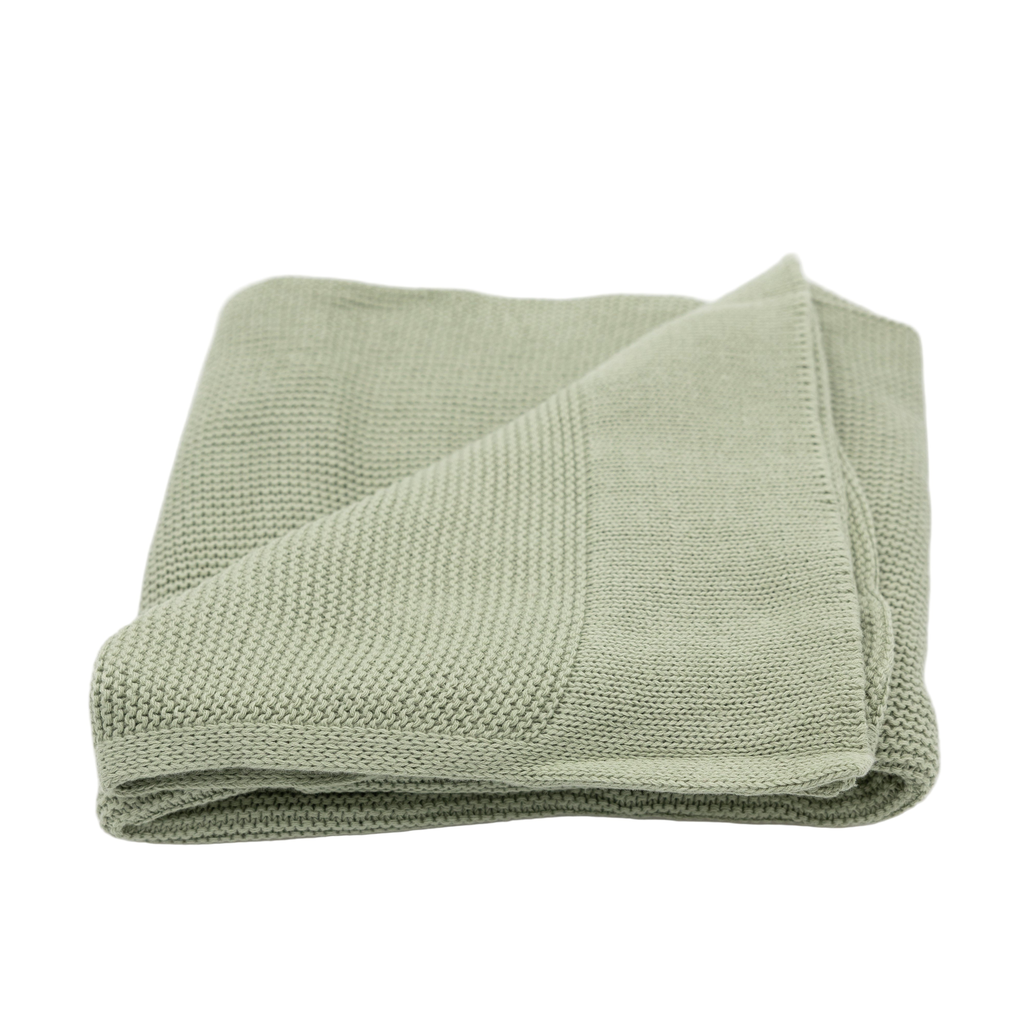Zwergensache Strickdecke Mint "70x110cm"