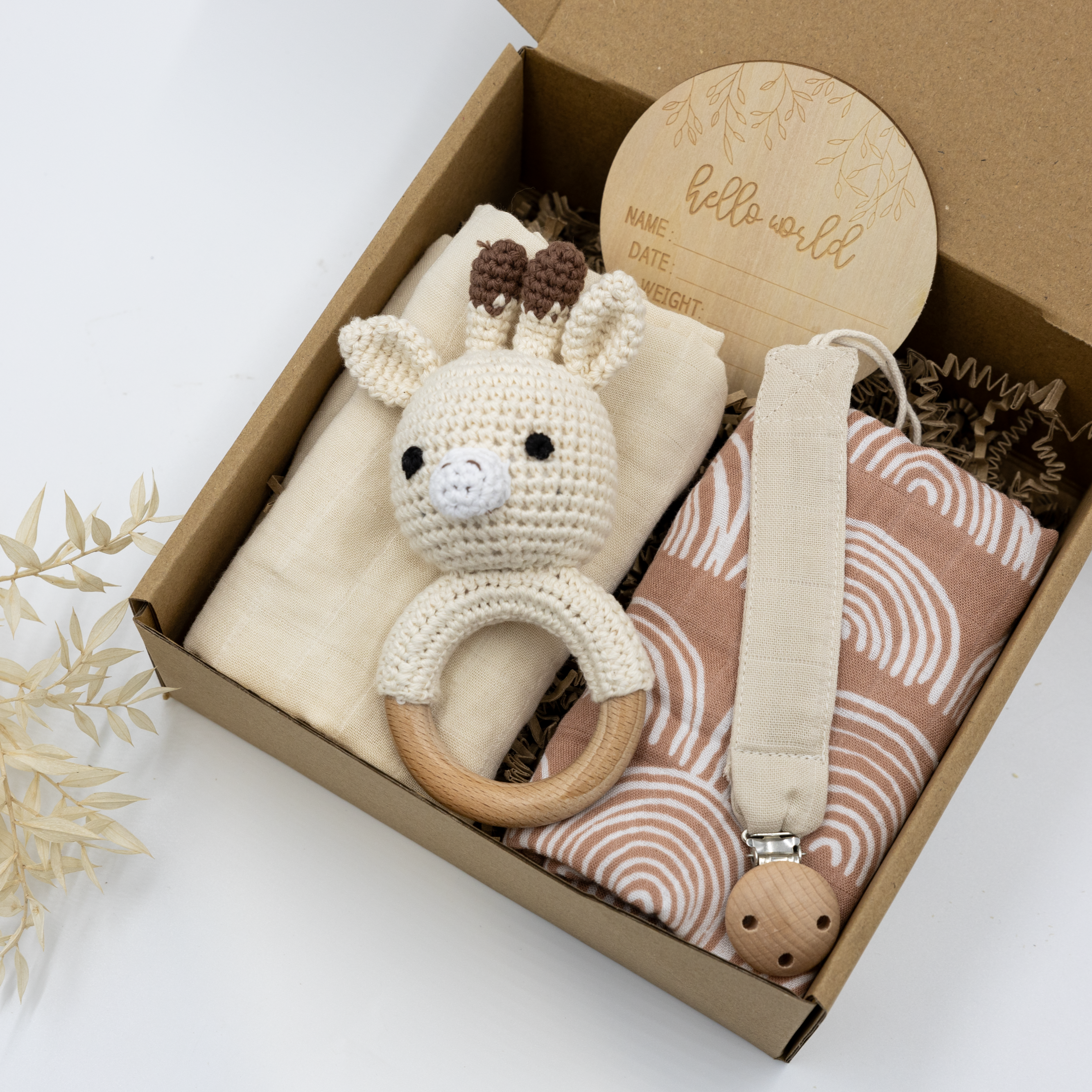 Zwergensache Geschenkset klein "Giraffe"