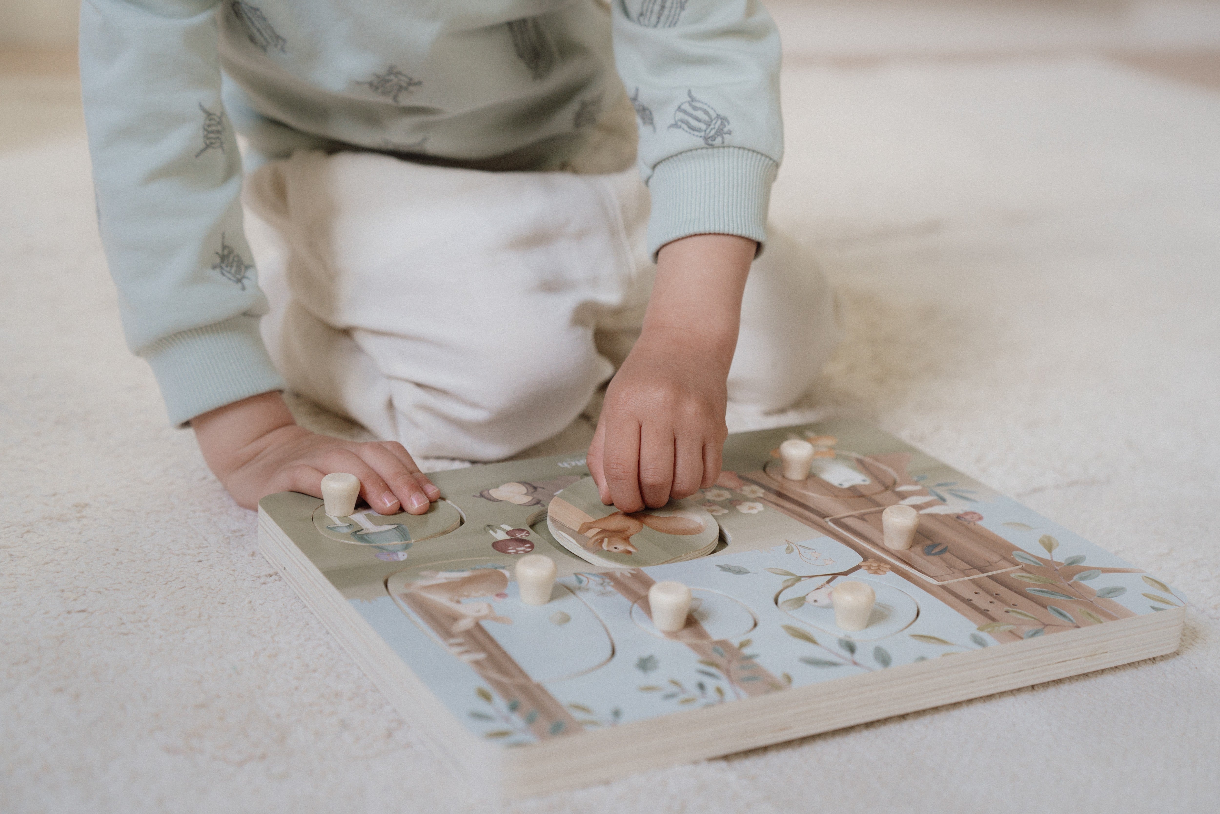 Little Dutch - Sound Greif Puzzle "Forest Friends"