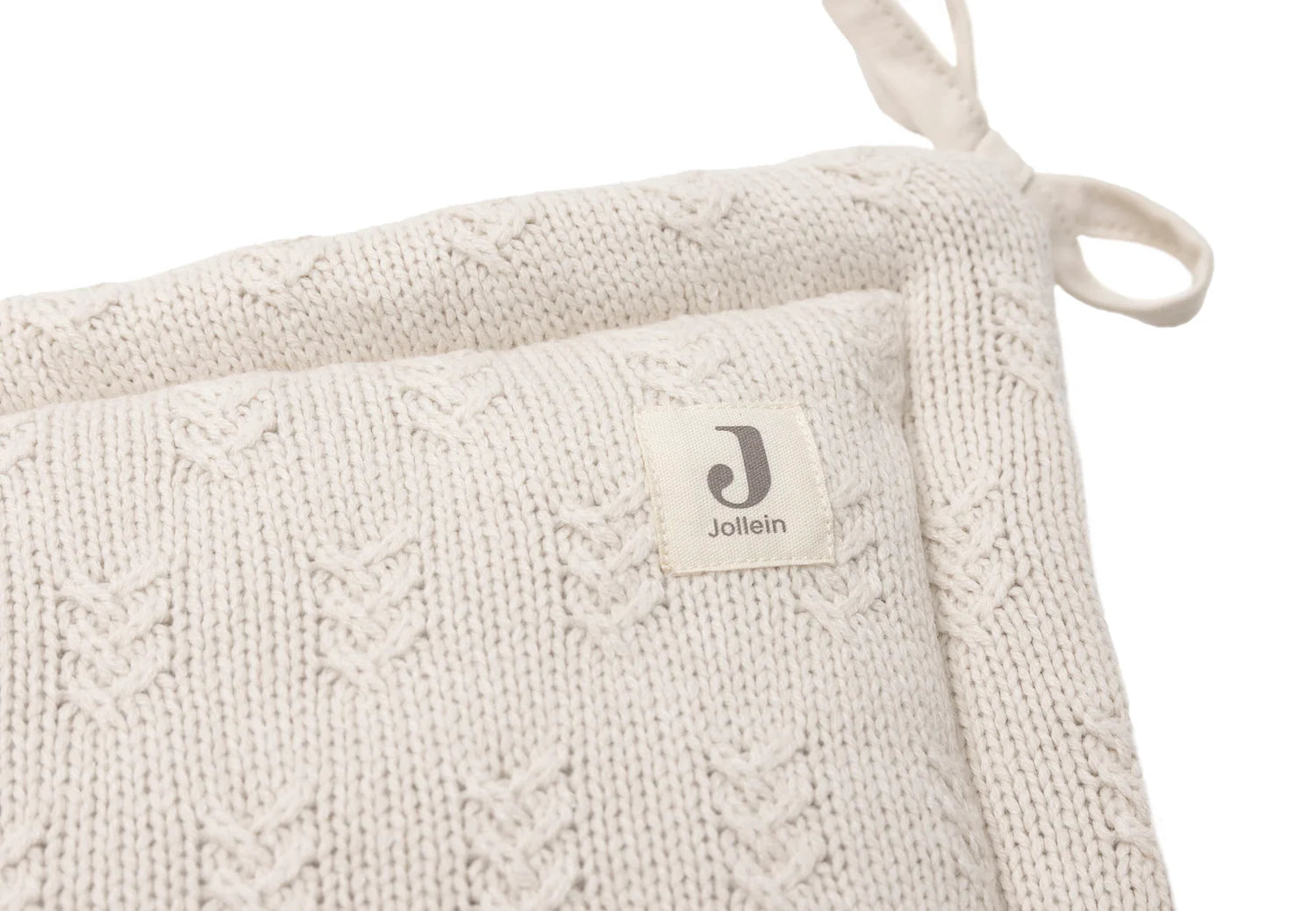 Jollein Laufgitterumrandung - Grain Knit Oatmeal