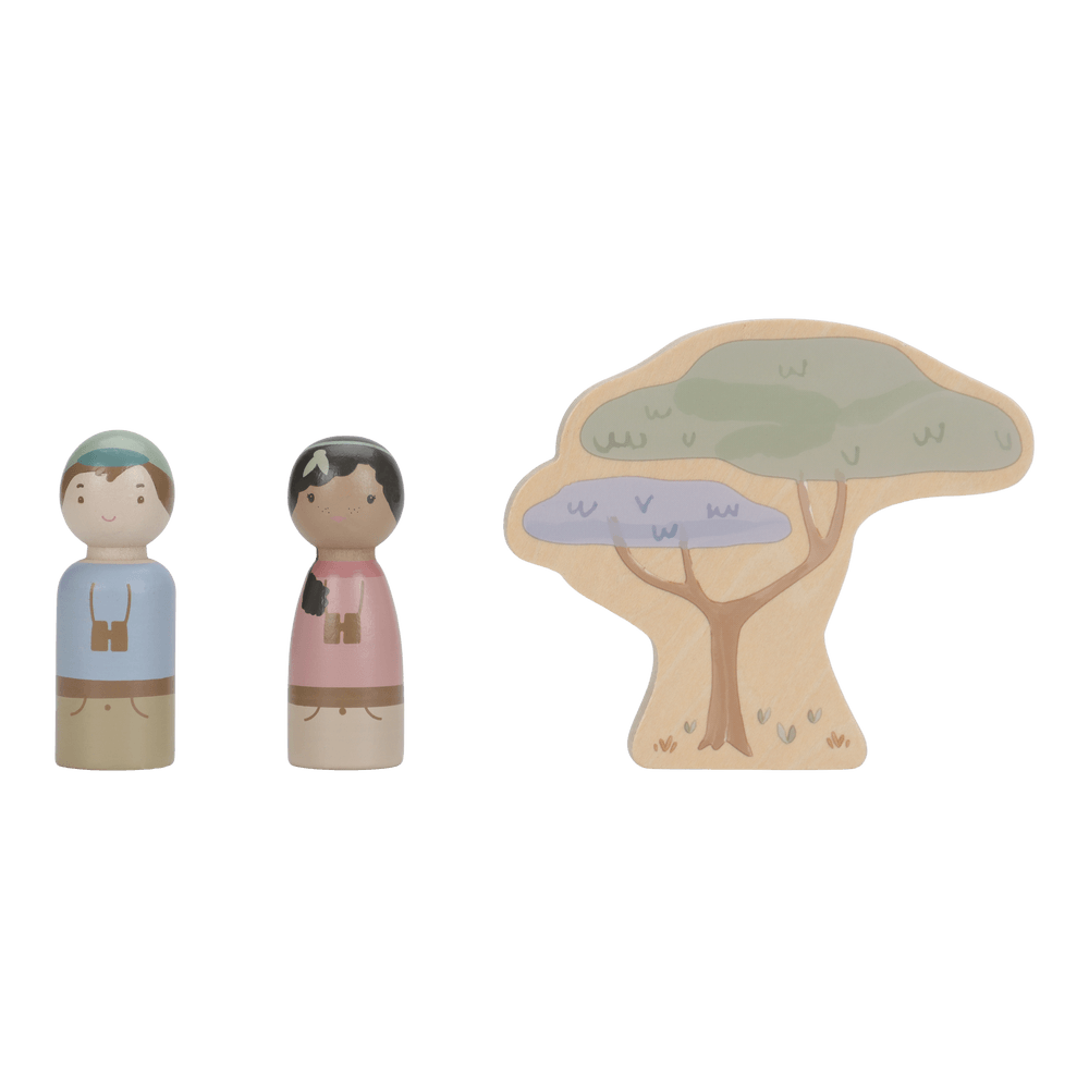 Little Dutch Holz Safari Auto "Safari Friends"