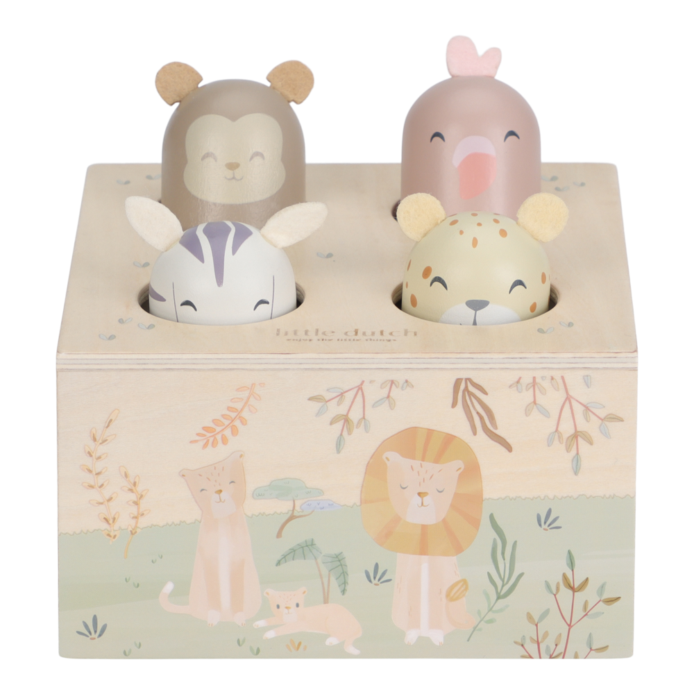 Little Dutch Holz Pop-up "Safari Friends"
