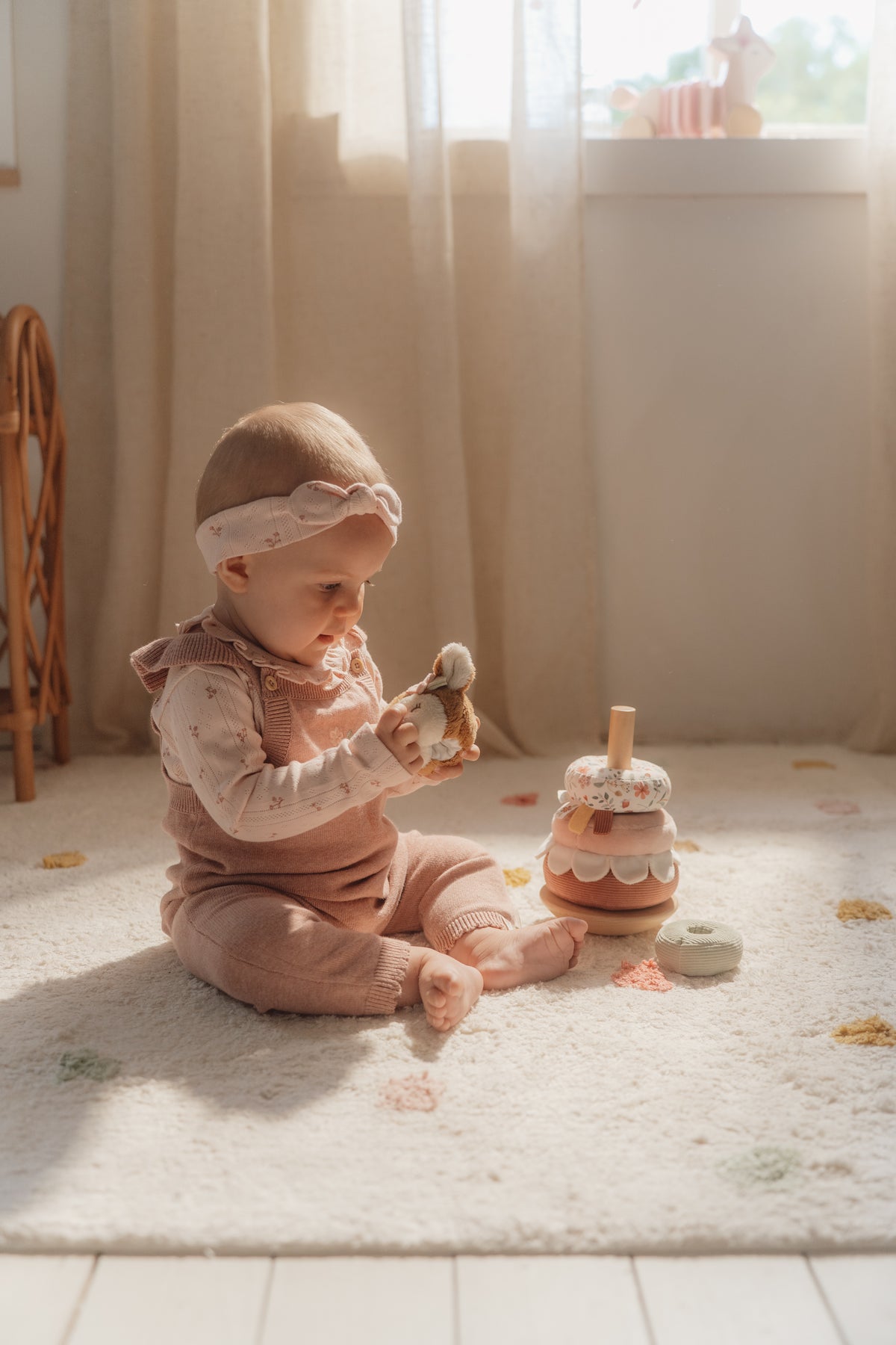Little Dutch Soft-Stapelturm mit Ringen "Fairy Garden"