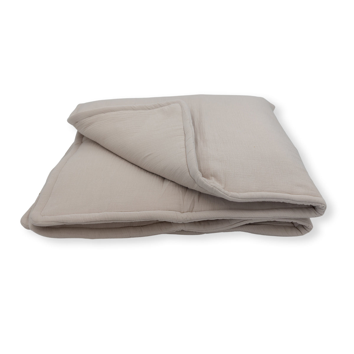 Zwergensache Krabbeldecke "110x110 cm" - Beige
