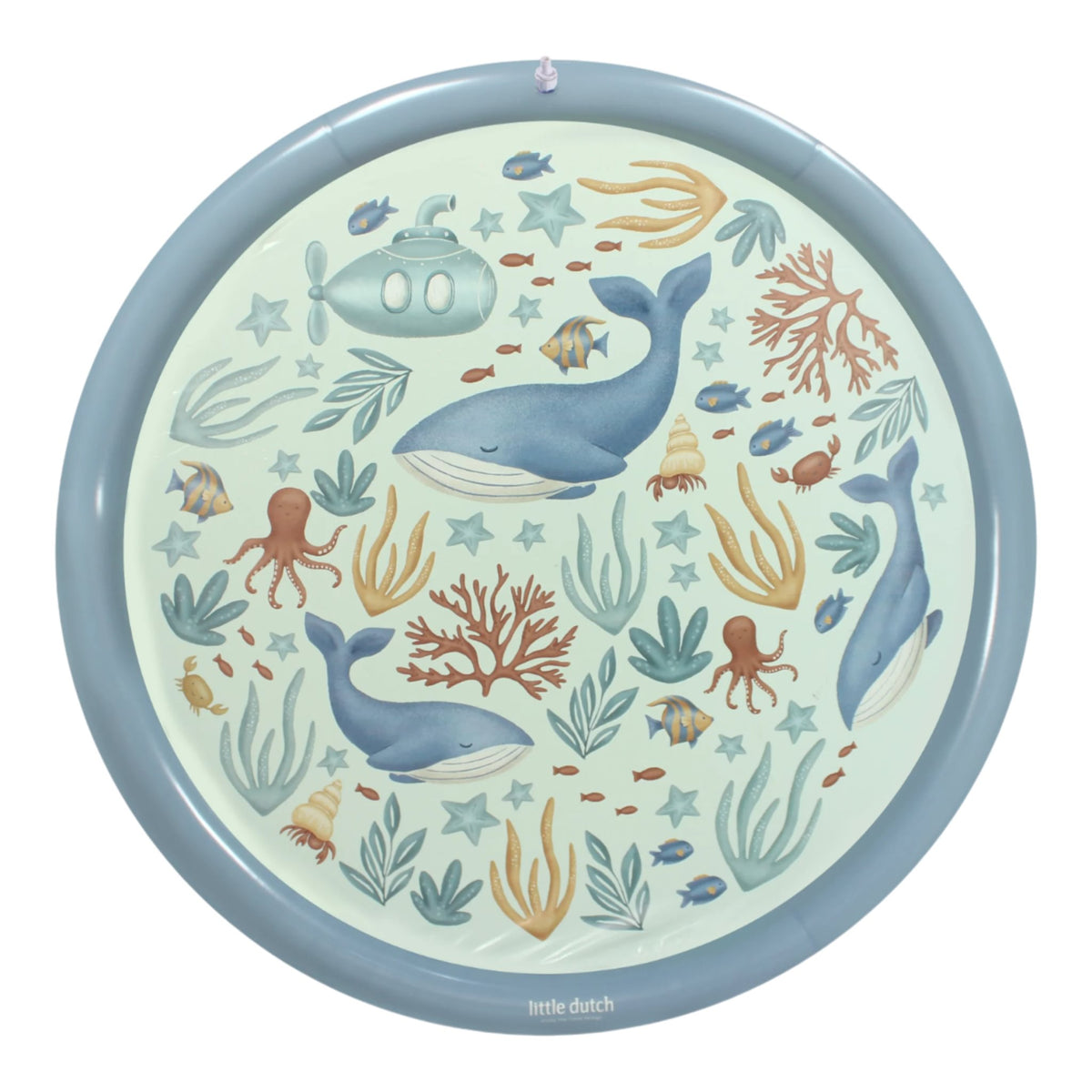 Little Dutch Wasserspielmatte "Ocean" - blau