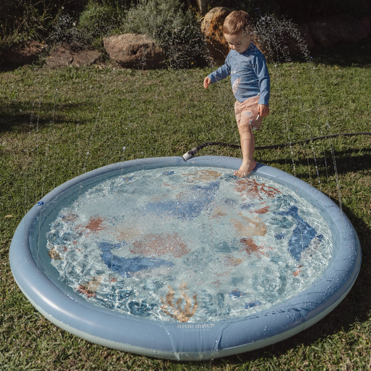 Little Dutch Wasserspielmatte "Ocean" - blau